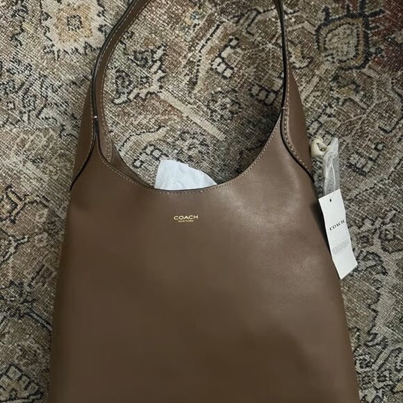 Coach Handbags - Coach Tan Leather Shoulder Bag